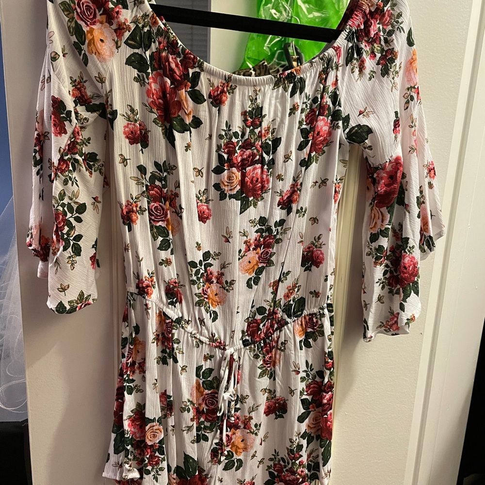 Teen floral romper